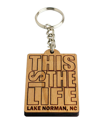 Designated Dinker Paddle Wood Keychain