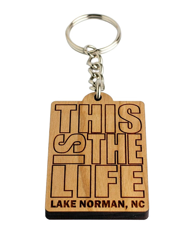 Designated Dinker Paddle Wood Keychain