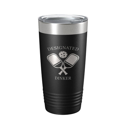 Designated Dinker 20oz Insulated Tumbler Black