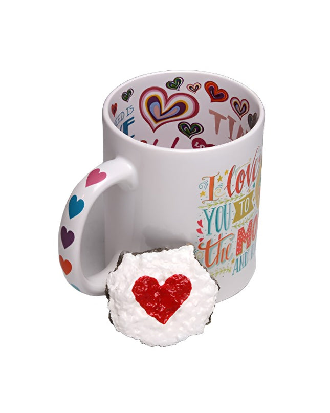LOVE/MOON and BACK Mug