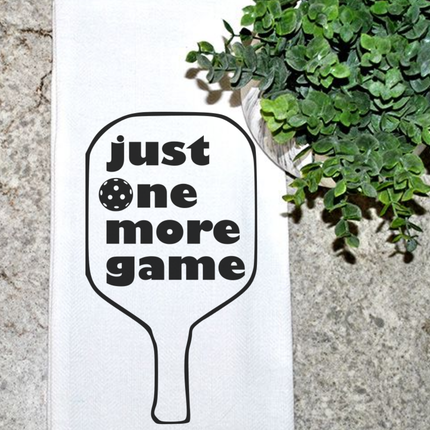 Just One More Game Bar Towel