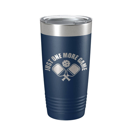 Just One More Game 20oz Insulated  Tumbler Navy Blue
