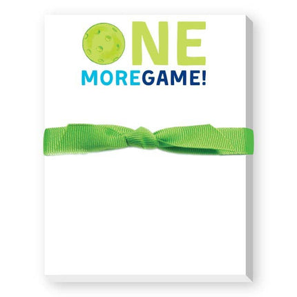 ONE MORE GAME PICKLEBALL MINI NOTEPAD