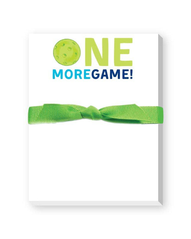 ONE MORE GAME PICKLEBALL MINI NOTEPAD