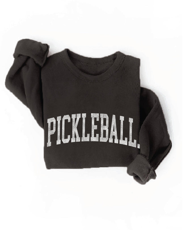 PICKLEBALL Graphic Sweatshirt Black