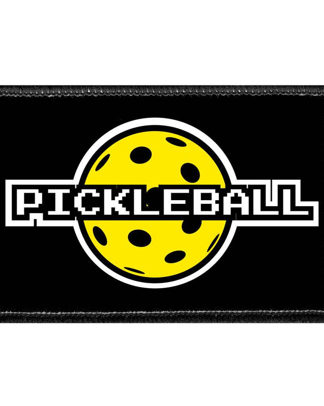 Pickleball - 8-Bit - Yellow - Removable Patch