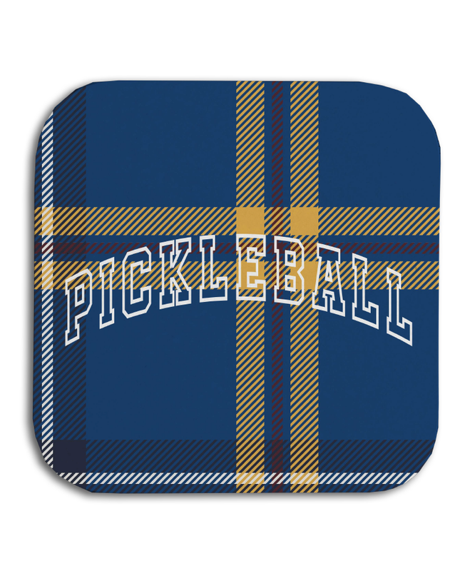Preppy Blue Plaid Coasters