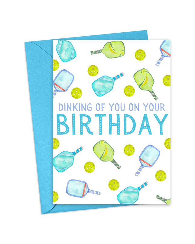 Pickleball Birthday Card - Pickleball Gifts - Greeting Cards