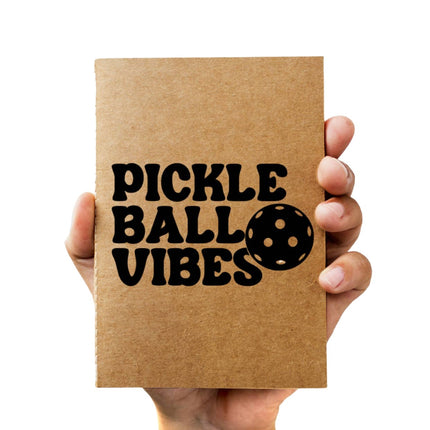 Pickleball Vibes 48-page Pocket Journal (Packaged, Video)