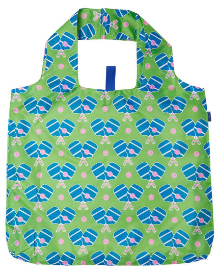 Reusable Shopper Bag Pickleball Fun Pattern