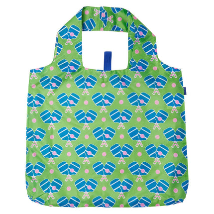 Reusable Shopper Bag Pickleball Fun Pattern