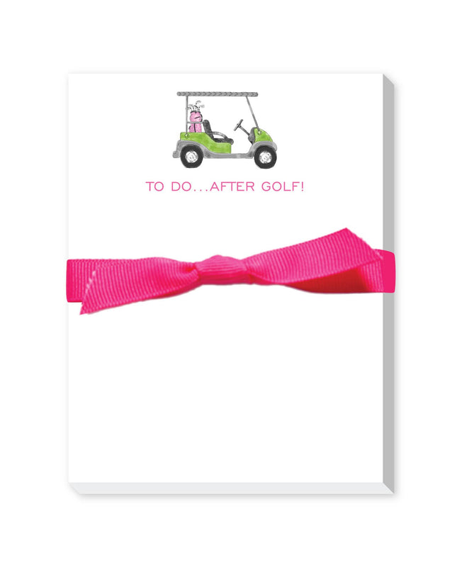 TO DO AFTER GOLF (CART) MINI NOTEPAD