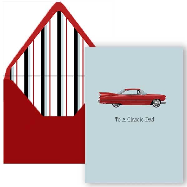 Classic Dad Vintage Car Fathers Day Card