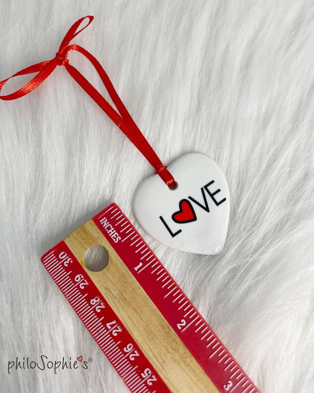 Love Tag LOVE Heart Tag / Gift Tag, Ornament