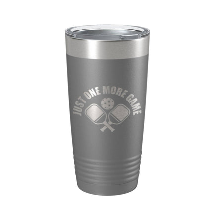 Just One More Game 20oz Insulated Tumbler Dark Gray