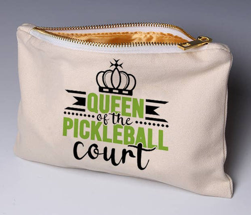 Queen of the Court Zip Pouch