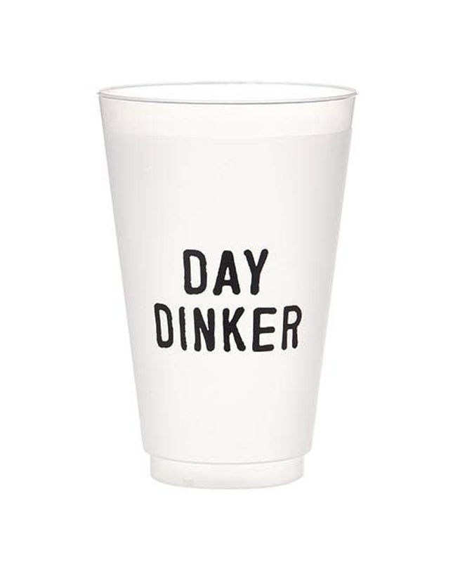 Day Dinker Set of 8 Frosted Cups