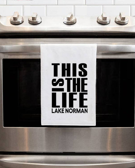 Lake Norman This is the Life Bar Towel - Customizable