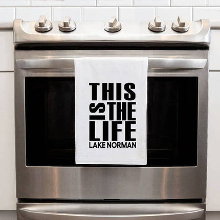 Lake Norman This is the Life Bar Towel - Customizable