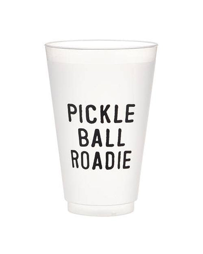 Pickleball Roadie - Set of 8 Frosted Cups