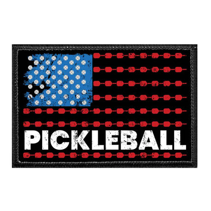 Pickleball - US Flag - Removable Patch