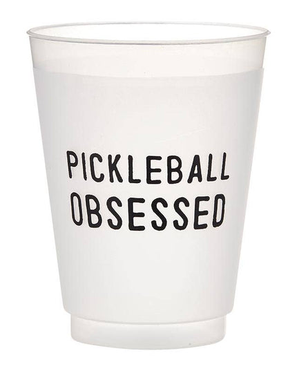 Pickleball Obsessed -Set of 8 Frosted Cups