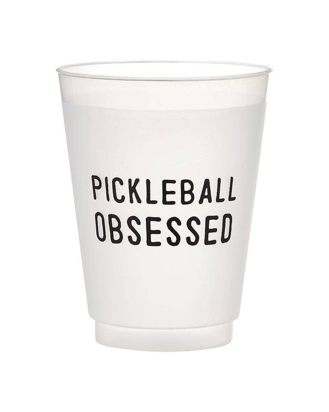 Pickleball Obsessed -Set of 8 Frosted Cups