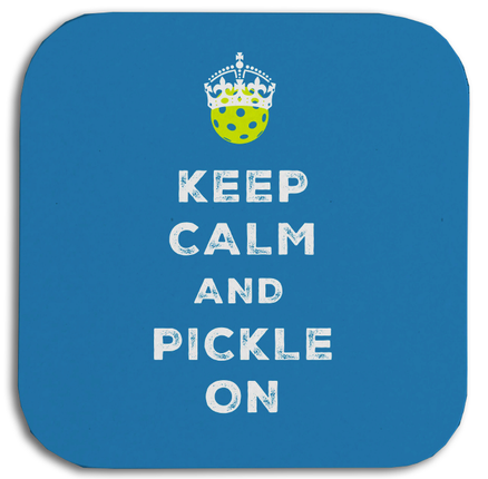 Keep Calm & Pickle On Coasters
