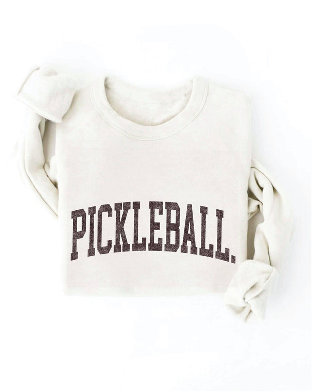 PICKLEBALL Graphic Sweatshirt Vintage White