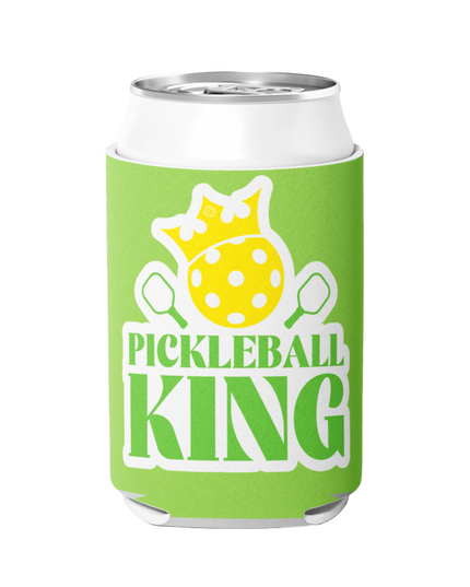 Pickleball King Pickleball Can Cooler