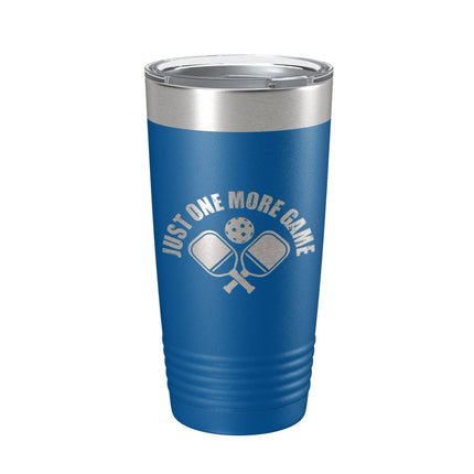 Just One More Game 20oz Insulated Tumbler Royal Blue